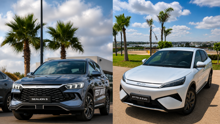 BYD accélère au Maroc avec le lancement simultané du Sealion 5 DM-i et de l’Atto 3 EVO